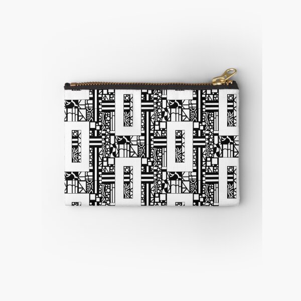 Item preview, Black and White Geometric Abstract Pattern designed and sold by GTeoArt.