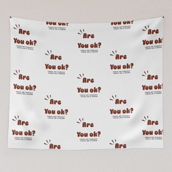 Item preview, Are You Ok? designed and sold by #SadieArt.