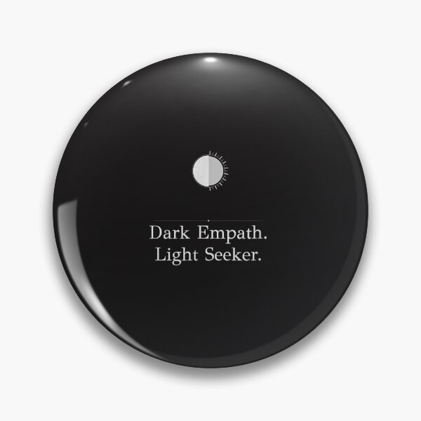Item preview, Dark Empath Light Seeker Moon Aesthetic Spiritual Minimalist Design designed and sold by kiralynstration.