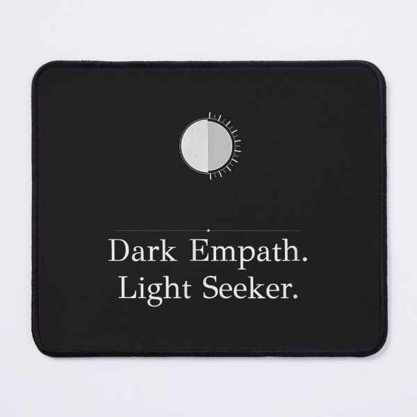 Item preview, Dark Empath Light Seeker Moon Aesthetic Spiritual Minimalist Design designed and sold by kiralynstration.