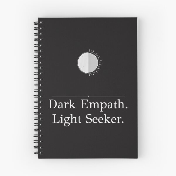 Item preview, Dark Empath Light Seeker Moon Aesthetic Spiritual Minimalist Design designed and sold by kiralynstration.