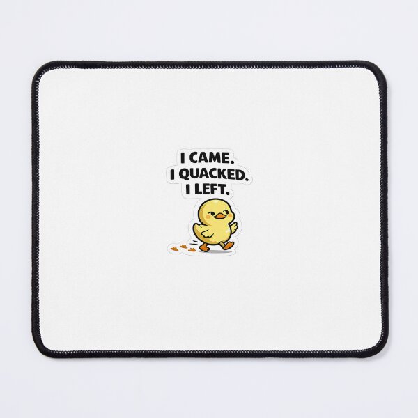 Item preview, I Came. I Quacked. I Left. Funny Duck Sticker designed and sold by Brogno-x.