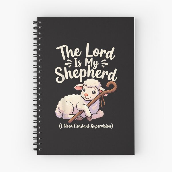 Item preview, The Lord Is My Shepherd I Need Constant Supervision Funny Christian Design designed and sold by kiralynstration.