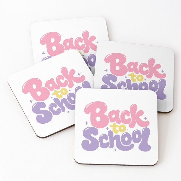 Item preview, Back to School Retro Groovy Pastel Typography Design designed and sold by station-one.
