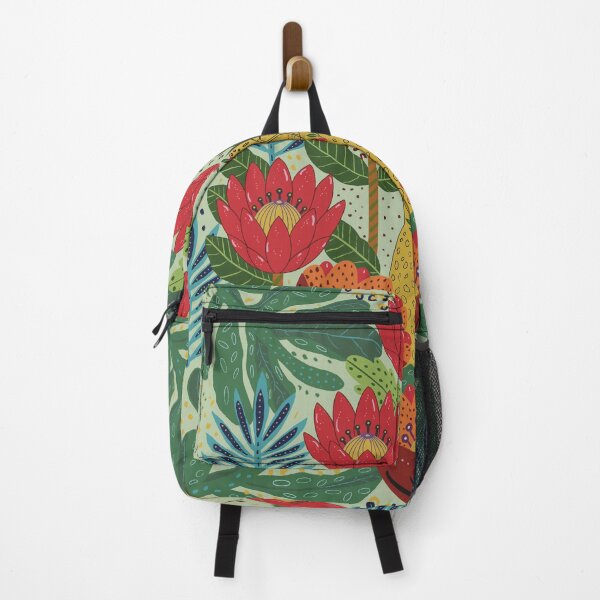 Item preview, Tropical Leopard folk art illustration. designed and sold by Astrajess.