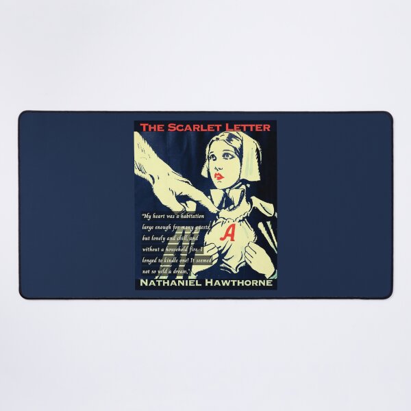 Item preview, Nathaniel Hawthorne quote: My heart was a habitation large enough for many guests, but lonely and chill, and without a household fire. I longed to kindle one! designed and sold by artbleed.