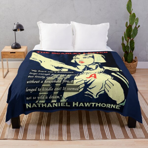 Item preview, Nathaniel Hawthorne quote: My heart was a habitation large enough for many guests, but lonely and chill, and without a household fire. I longed to kindle one! designed and sold by artbleed.