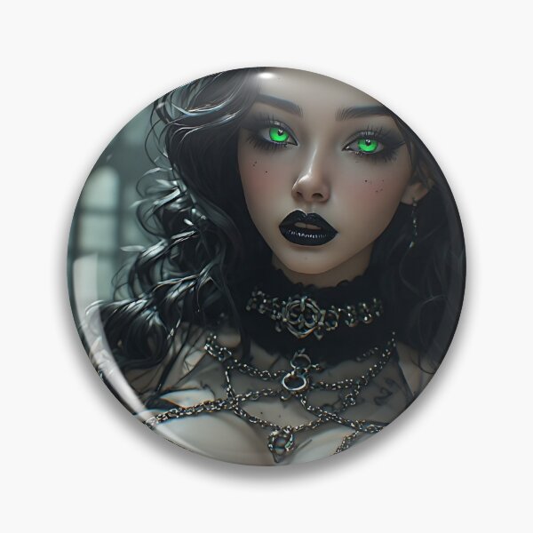 Artikelvorschau, Heißes Gothic-Girl, Waifu, wunderschöne Frau 369 entworfen und verkauft von Your New Fixation.