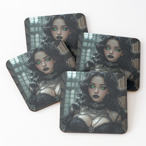 Item preview, Hot Goth Girl Waifu Beautiful Woman 369 designed and sold by Your New Fixation.