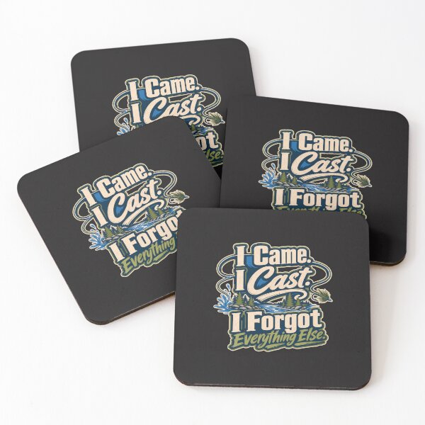 Item preview, I Came I Cast I Forgot Everything Else Funny Fly Fishing Design designed and sold by kiralynstration.
