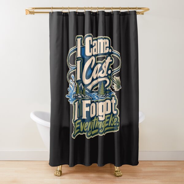 Item preview, I Came I Cast I Forgot Everything Else Funny Fly Fishing Design designed and sold by kiralynstration.