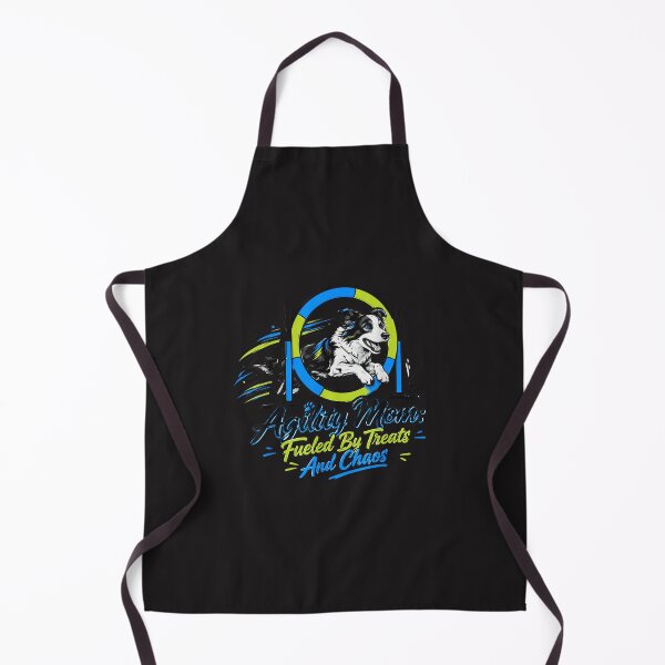 Item preview, Agility Mom Fueled By Treats And Chaos Funny Border Collie Design designed and sold by kiralynstration.