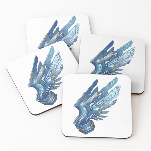 Item preview, Futuristic Cyber Mech Wings Emblem - Sci-Fi Gaming Crest designed and sold by Dzblack.