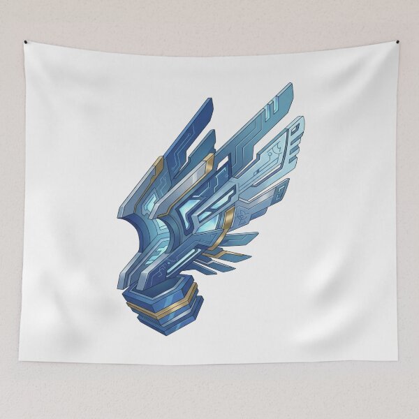 Item preview, Futuristic Cyber Mech Wings Emblem - Sci-Fi Gaming Crest designed and sold by Dzblack.