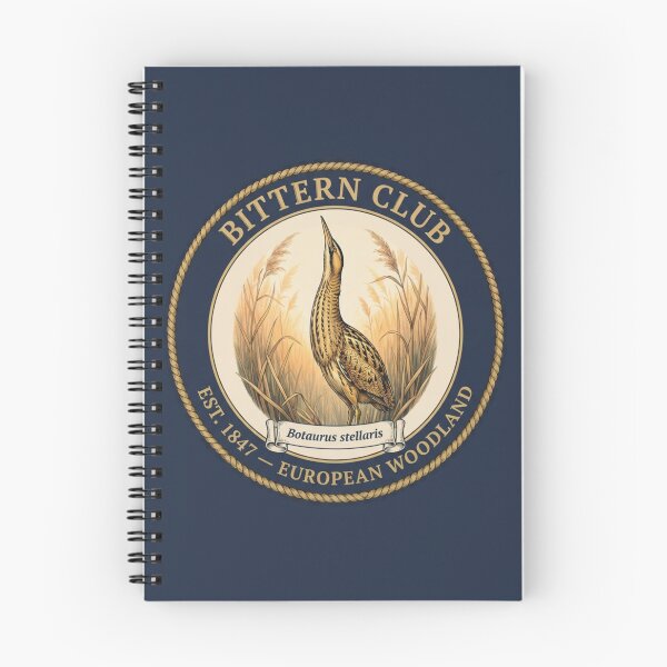 Item preview, Bittern Club Vintage Badge European Wetland Bird designed and sold by CalmCapy Co.