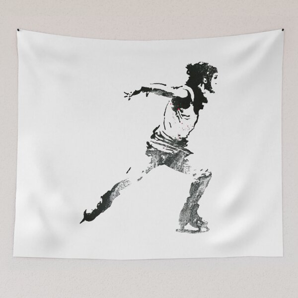 Item preview, Ice Figure Skater High Speed Glide Silhouette designed and sold by EdvvinStudios.