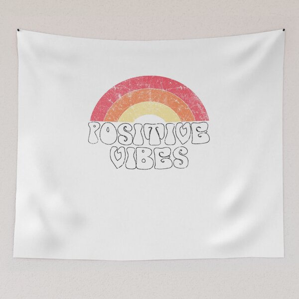 Item preview, Positive Vibes Retro Rainbow Vintage Graphic designed and sold by The secret storage room.