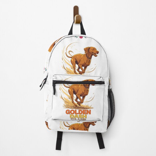 Item preview, Golden Dash Club - Athletic Vizsla Dog Running Art designed and sold by Whimsy Trail Co.