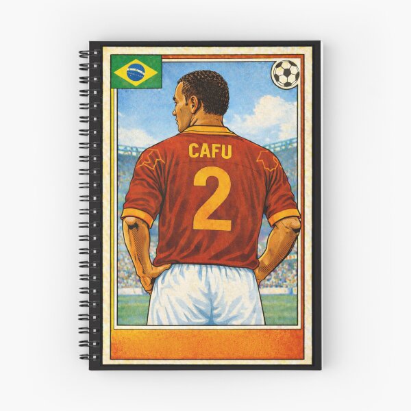 Item preview, Il Pendolino - Retro Cafu AS Roma shirt. designed and sold by Tony Panini Retro.