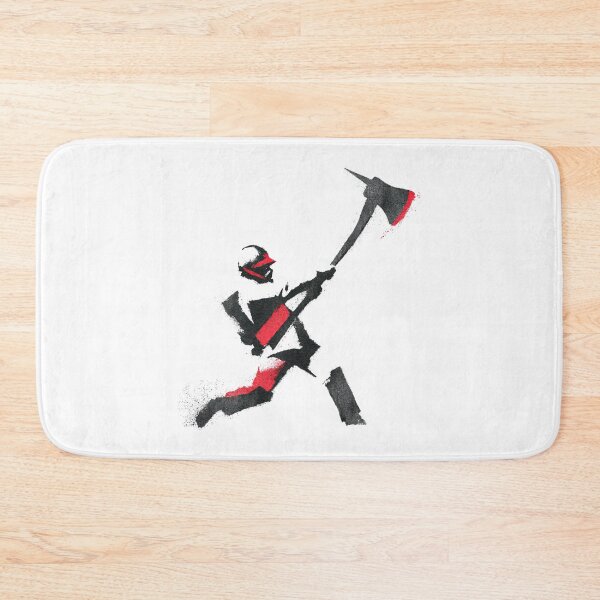 Item preview, Heroic Firefighter Swinging Heavy Axe Spray Art designed and sold by EdvvinStudios.