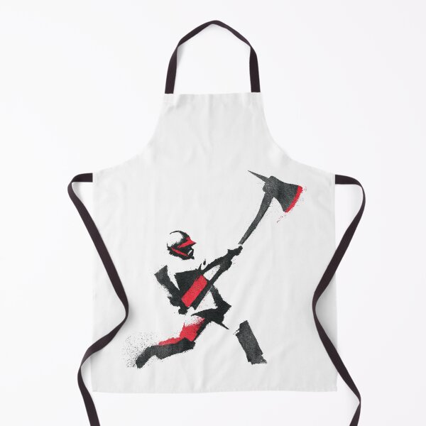 Item preview, Heroic Firefighter Swinging Heavy Axe Spray Art designed and sold by EdvvinStudios.