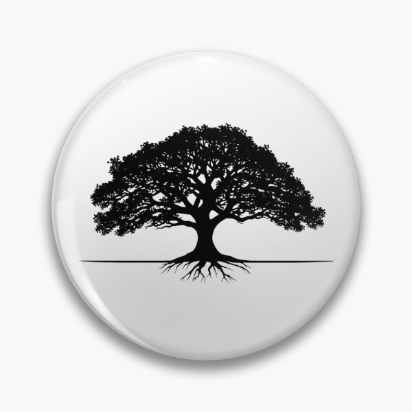 Item preview, Roots of Thought | Minimalist Tree Illustration designed and sold by Cavalier-org.