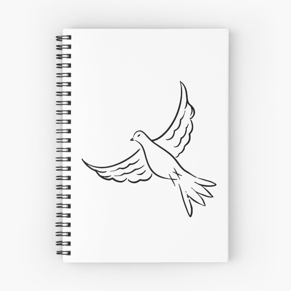 Item preview, Cute Minimalist Bird Line Art Sticker designed and sold by TheQuoteStudio.