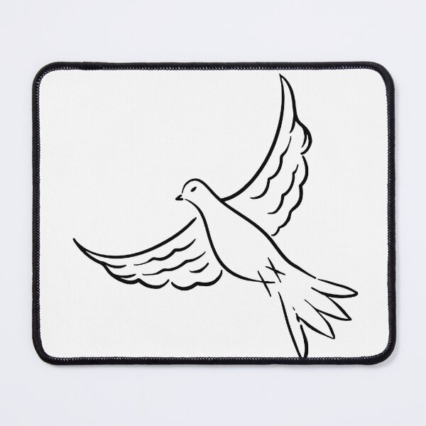 Item preview, Cute Minimalist Bird Line Art Sticker designed and sold by TheQuoteStudio.