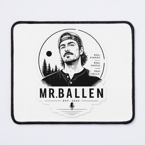 Item preview, Mr. Ballen Minimal Mystery Podcast Badge designed and sold by Abidel.
