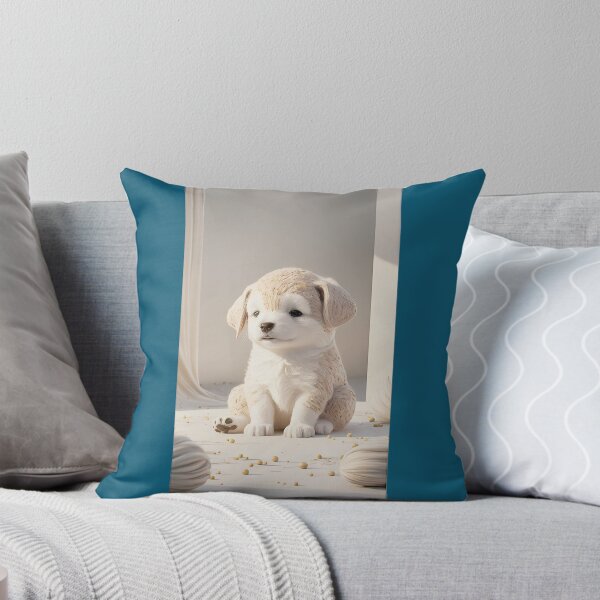 Item preview, Adorable Fluffy Puppy Sitting designed and sold by GuidonegkmShopR.