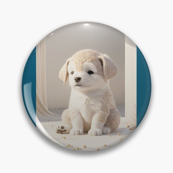 Item preview, Adorable Fluffy Puppy Sitting designed and sold by GuidonegkmShopR.