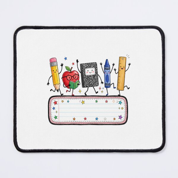 Item preview, Cute Back to School Supplies Cartoon Teacher Student Name Tag Design designed and sold by kiralynstration.