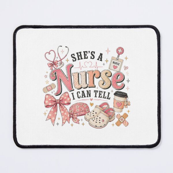 Item preview, Funny Nurse Appreciation She's A Nurse I Can Tell Cute Floral Design designed and sold by kiralynstration.