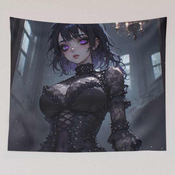 Item preview, Hot Goth Girl Waifu Beautiful Woman 383 designed and sold by Your New Fixation.