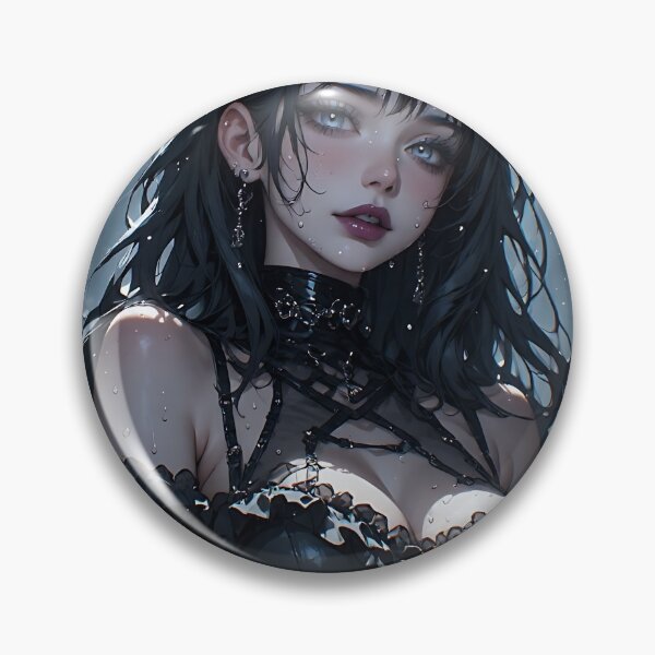 Item preview, Hot Goth Girl Waifu Beautiful Woman 385 designed and sold by Your New Fixation.