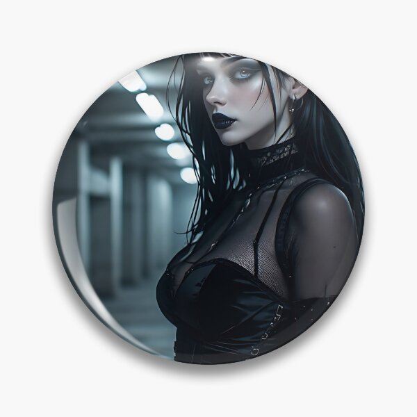 Item preview, Hot Goth Girl Waifu Beautiful Woman 386 designed and sold by Your New Fixation.
