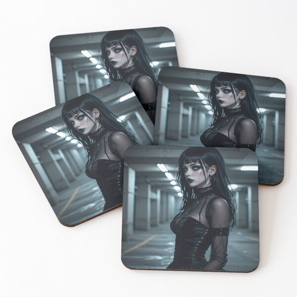 Item preview, Hot Goth Girl Waifu Beautiful Woman 386 designed and sold by Your New Fixation.
