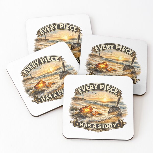 Item preview, Every Piece Has a Story Gift Idea For Amber Hunters And Beachcombers designed and sold by Glitch-Cult.