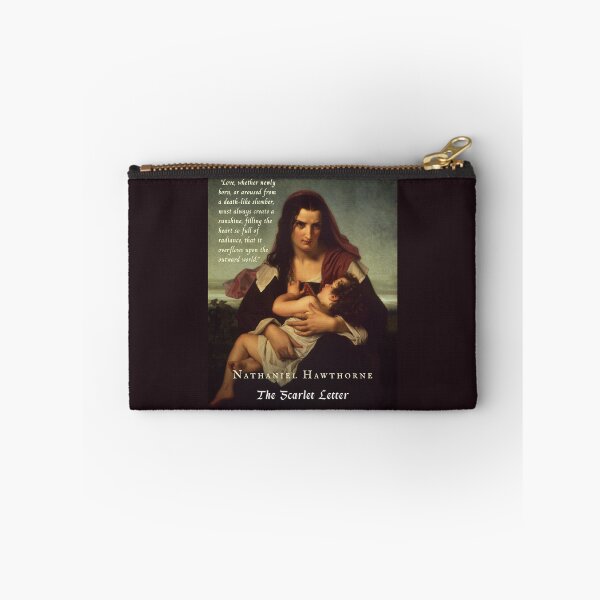 Item preview, Nathaniel Hawthorne quote: Love, whether newly born, or aroused from a death-like slumber, must always create a sunshine, filling the heart so full of radiance,  designed and sold by artbleed.