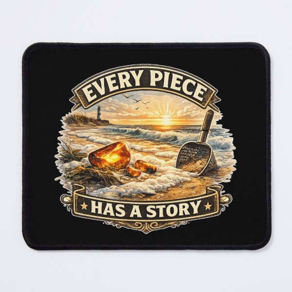 Item preview, Every Piece Has a Story Gift Idea For Amber Hunters And Beachcombers designed and sold by Glitch-Cult.