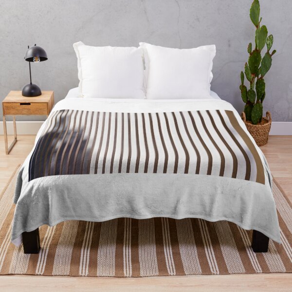Item preview, Abstract Vertical Slatted Privacy Screen With Silhouette Shadows in Modern Interior Space designed and sold by Nmallia.