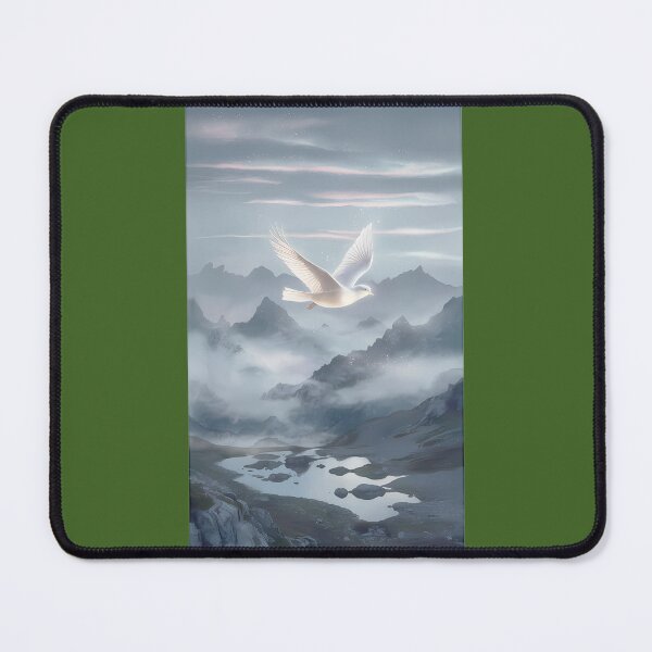 Item preview, Serene Bird Flight Over Misty Mountains designed and sold by GuidonegkmShopR.