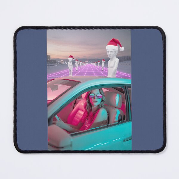 Item preview, Retro Christmas Drive Neon Synthwave Holiday Vibes designed and sold by FalconeltcArt.