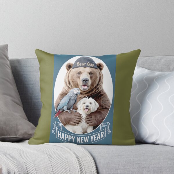 Item preview, Bear Guy Happy New Year Hug designed and sold by GuidonegkmShopR.