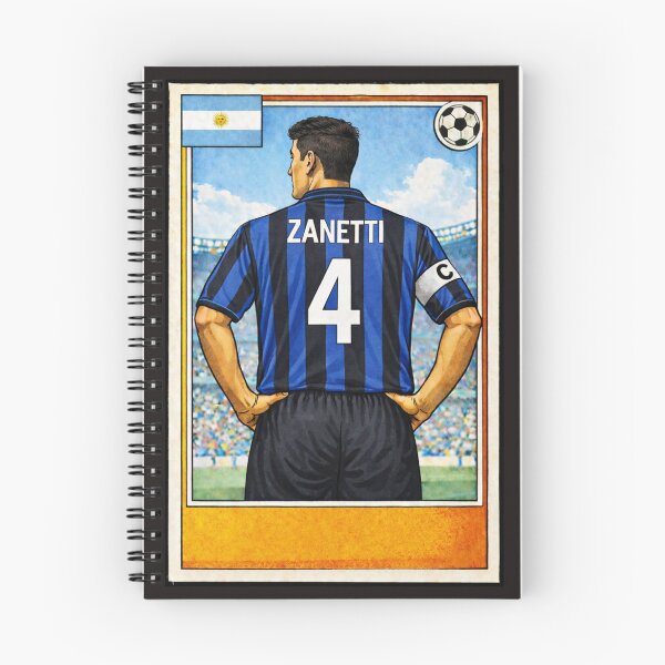Item preview, El Tractor - Retro Zanetti Inter Milan shirt. designed and sold by Tony Panini Retro.