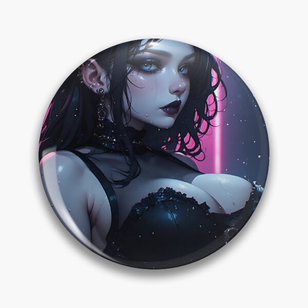Item preview, Hot Goth Girl Waifu Beautiful Woman 389 designed and sold by Your New Fixation.