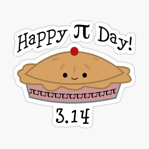 Item preview, Adorable Happy Pi Day  3.14 Design designed and sold by Eggtooth.