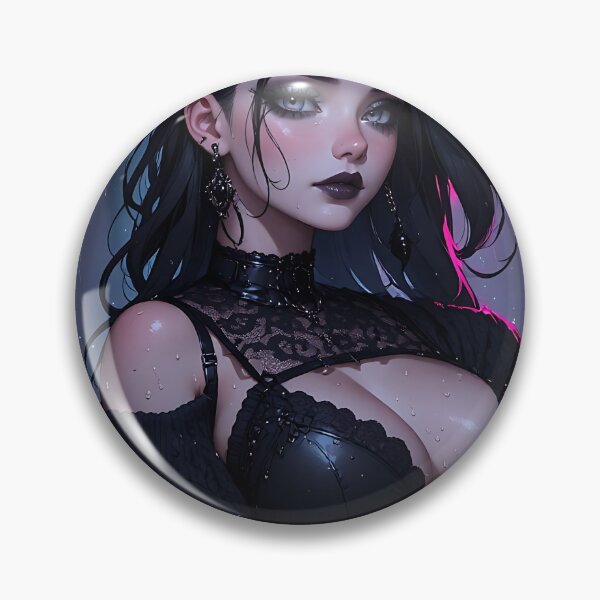 Item preview, Hot Goth Girl Waifu Beautiful Woman 390 designed and sold by Your New Fixation.