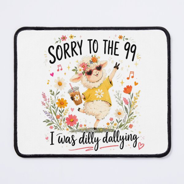Item preview, Cute Boho Lamb Coffee Lover Floral Cottagecore Spring Design designed and sold by kiralynstration.