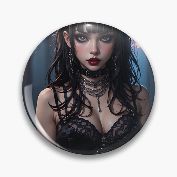 Artikelvorschau, Heißes Gothic-Girl, Waifu, wunderschöne Frau 396 entworfen und verkauft von Your New Fixation.